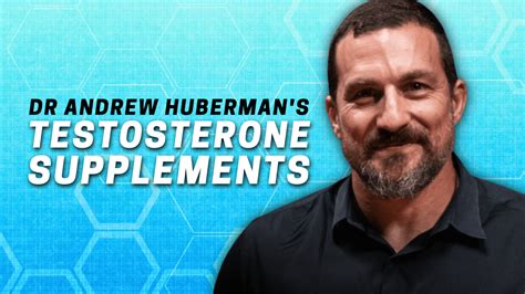 New episodes are released every Monday. . Andrew huberman supplements for testosterone